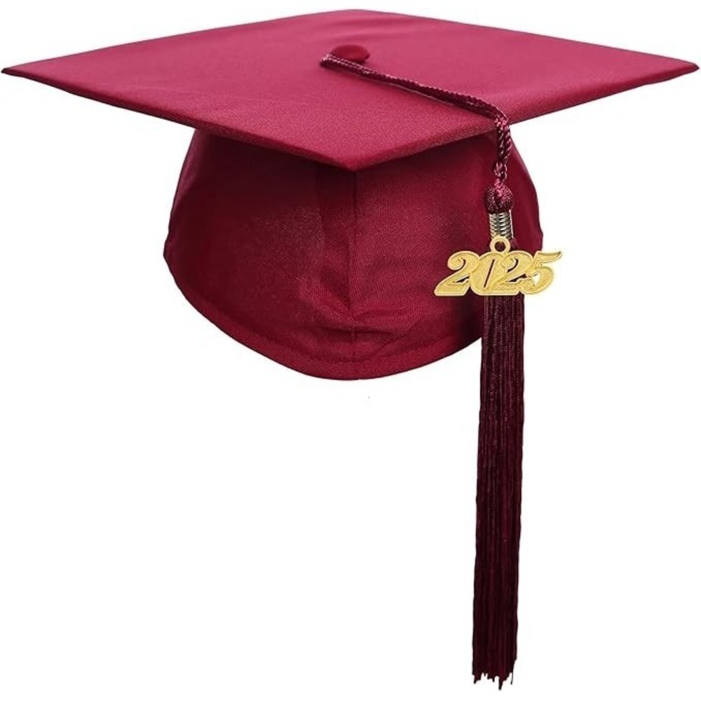 New Newrara Graduation Unisex Matte Adult Graduation Cap with Tassel